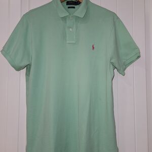 Polo by Ralph Lauren Men's Green Polo Shirt